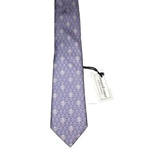 Vineyard Vines Ironstone Designer 100% Silk Purple Abstract Mens Necktie 58" NWT